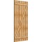 Ekena Millwork Joined Board-n-Batten Shutters w/Z-Bar, Rough Sawn Western Red Cedar, 32 1/4W x 65H, PR RBJ06Z32X065RWR - alternate 2